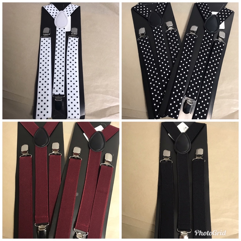 Lot of suspenders